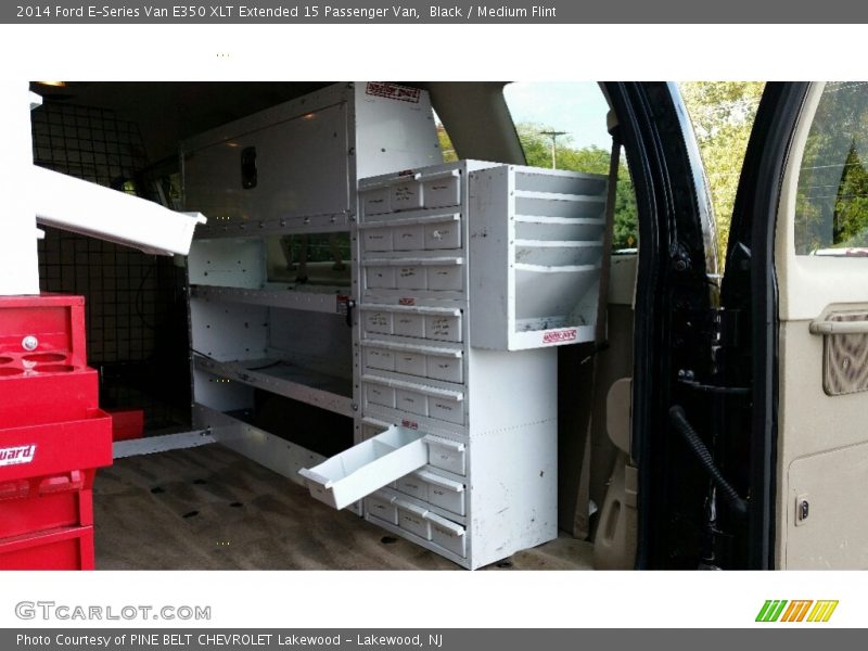Black / Medium Flint 2014 Ford E-Series Van E350 XLT Extended 15 Passenger Van