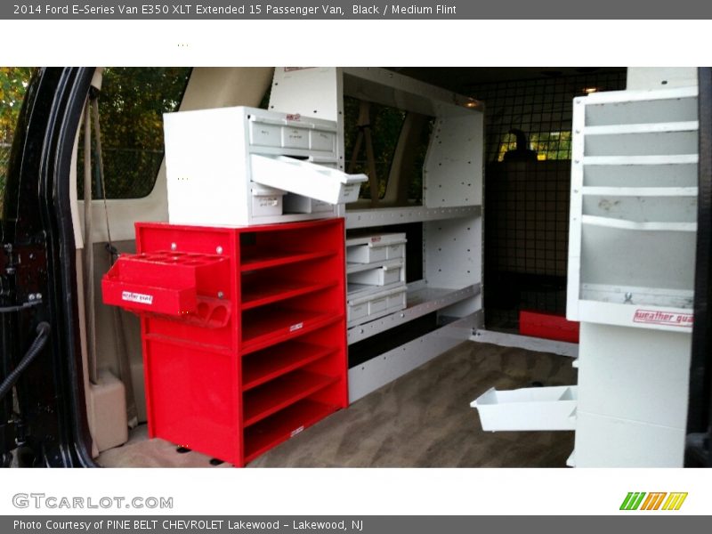 Black / Medium Flint 2014 Ford E-Series Van E350 XLT Extended 15 Passenger Van