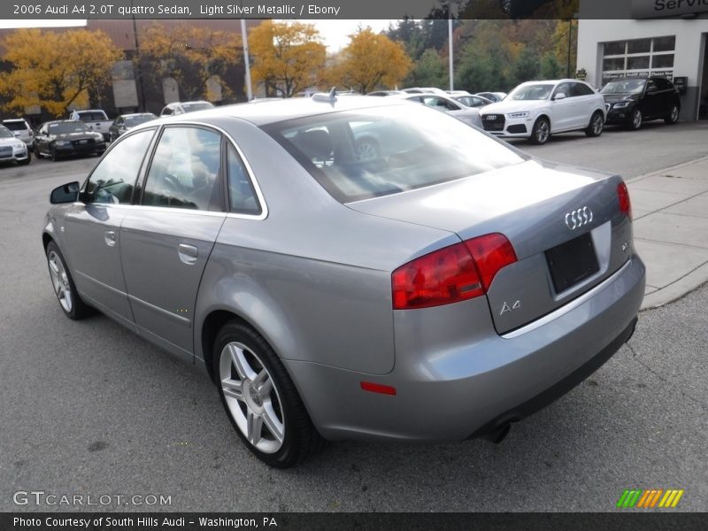 Light Silver Metallic / Ebony 2006 Audi A4 2.0T quattro Sedan