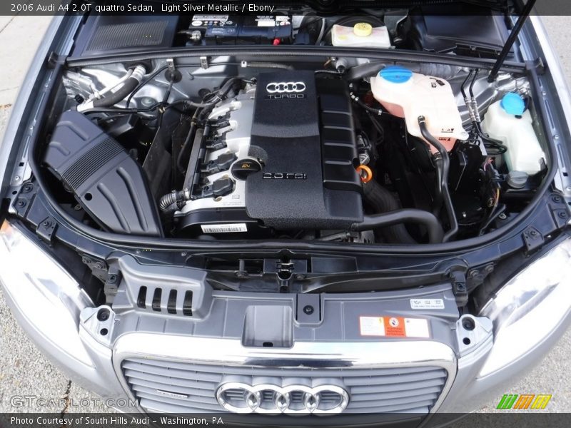 Light Silver Metallic / Ebony 2006 Audi A4 2.0T quattro Sedan