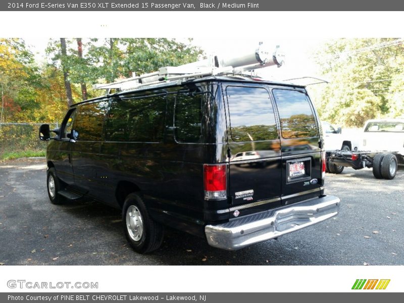 Black / Medium Flint 2014 Ford E-Series Van E350 XLT Extended 15 Passenger Van