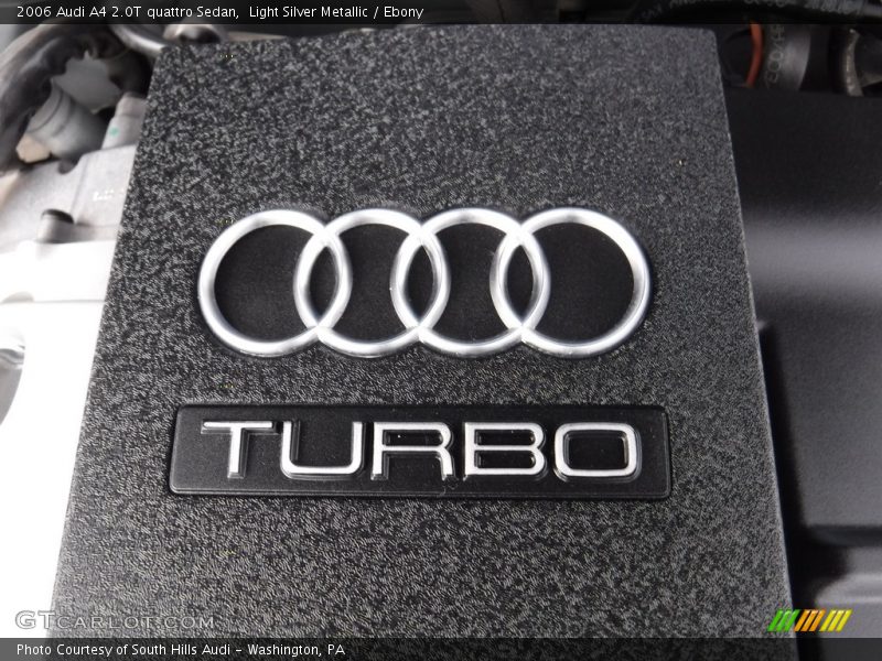 Light Silver Metallic / Ebony 2006 Audi A4 2.0T quattro Sedan