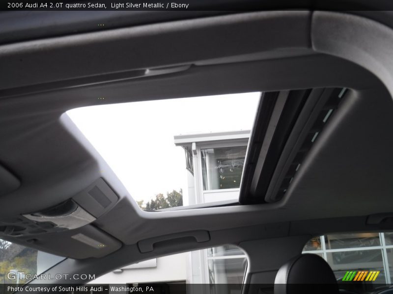 Light Silver Metallic / Ebony 2006 Audi A4 2.0T quattro Sedan