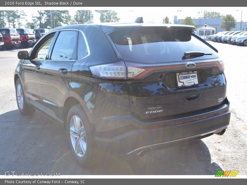 Shadow Black / Dune 2016 Ford Edge SEL