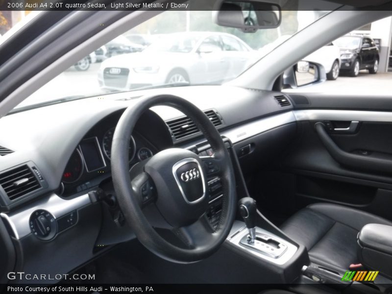 Light Silver Metallic / Ebony 2006 Audi A4 2.0T quattro Sedan