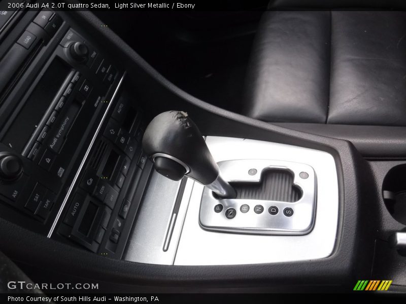 Light Silver Metallic / Ebony 2006 Audi A4 2.0T quattro Sedan