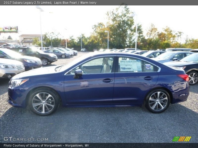 Lapis Blue Pearl / Warm Ivory 2017 Subaru Legacy 2.5i Limited