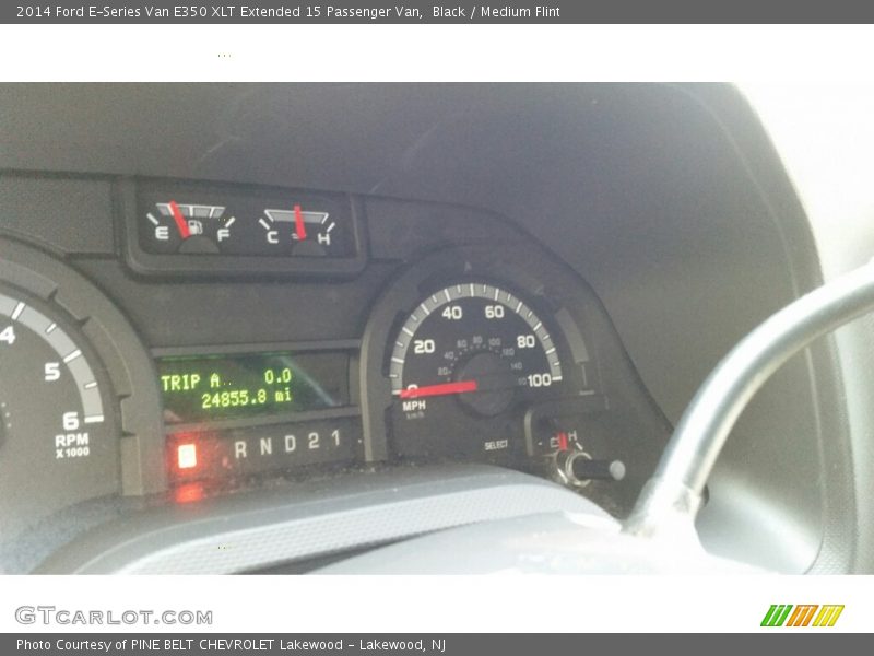 Black / Medium Flint 2014 Ford E-Series Van E350 XLT Extended 15 Passenger Van
