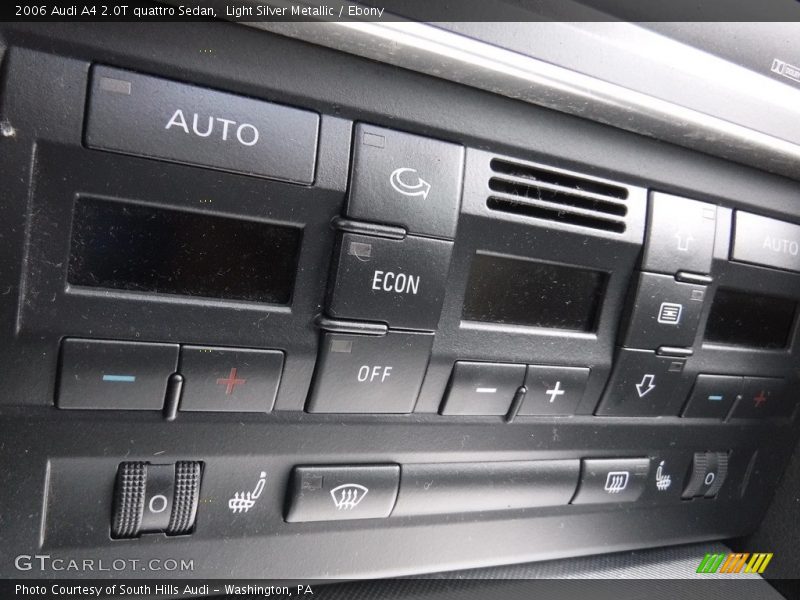 Light Silver Metallic / Ebony 2006 Audi A4 2.0T quattro Sedan