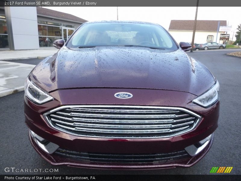 Burgundy Velvet / Ebony 2017 Ford Fusion SE AWD