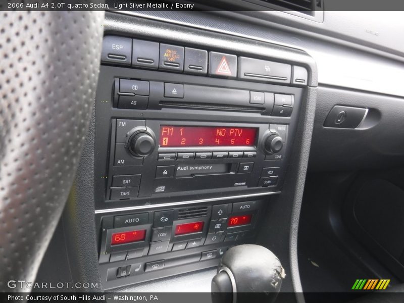 Light Silver Metallic / Ebony 2006 Audi A4 2.0T quattro Sedan