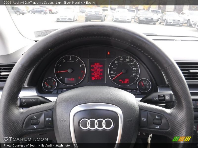 Light Silver Metallic / Ebony 2006 Audi A4 2.0T quattro Sedan