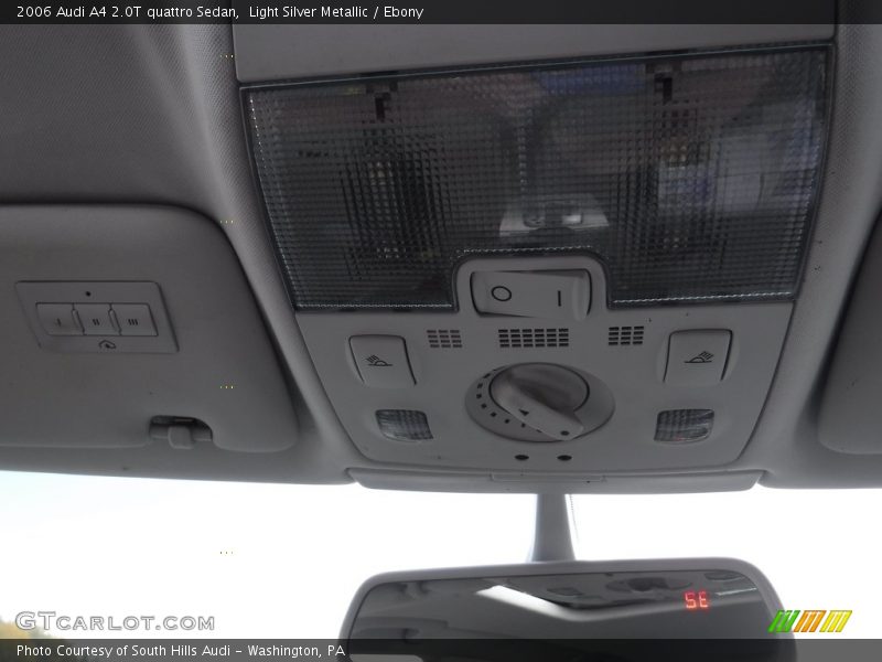 Light Silver Metallic / Ebony 2006 Audi A4 2.0T quattro Sedan