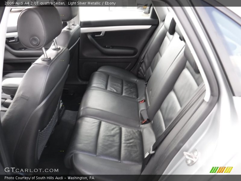 Light Silver Metallic / Ebony 2006 Audi A4 2.0T quattro Sedan
