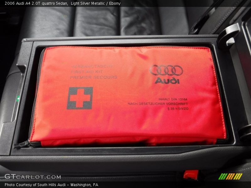 Light Silver Metallic / Ebony 2006 Audi A4 2.0T quattro Sedan