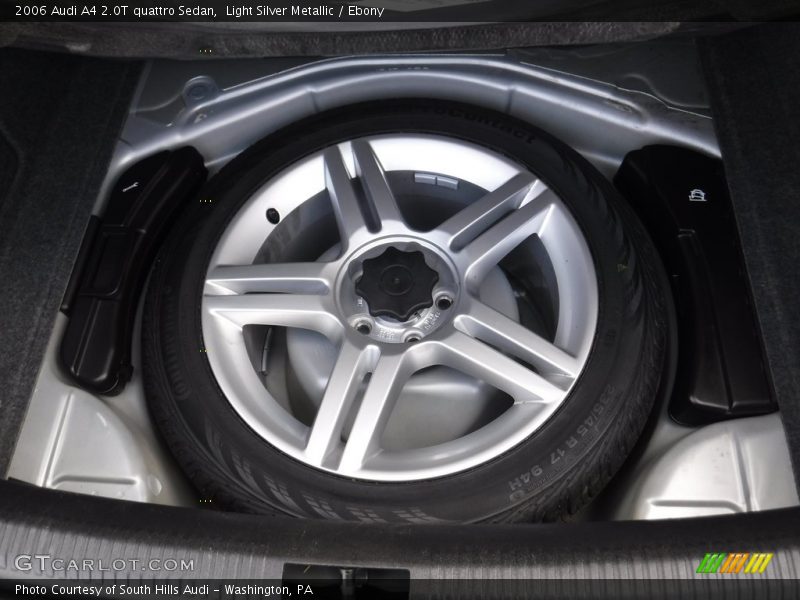 Light Silver Metallic / Ebony 2006 Audi A4 2.0T quattro Sedan
