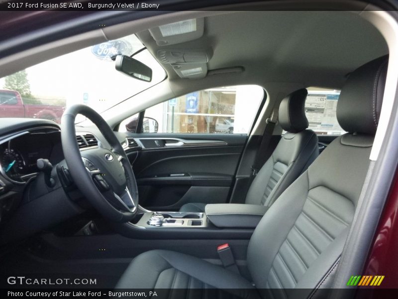 Burgundy Velvet / Ebony 2017 Ford Fusion SE AWD