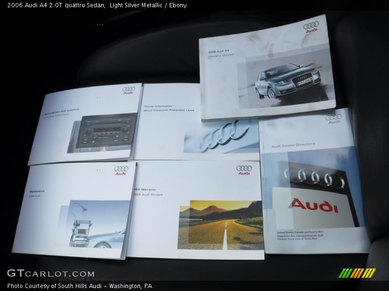 Light Silver Metallic / Ebony 2006 Audi A4 2.0T quattro Sedan