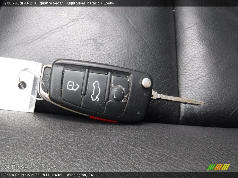 Light Silver Metallic / Ebony 2006 Audi A4 2.0T quattro Sedan