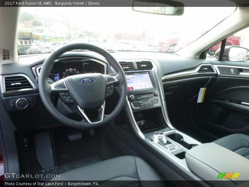 Burgundy Velvet / Ebony 2017 Ford Fusion SE AWD