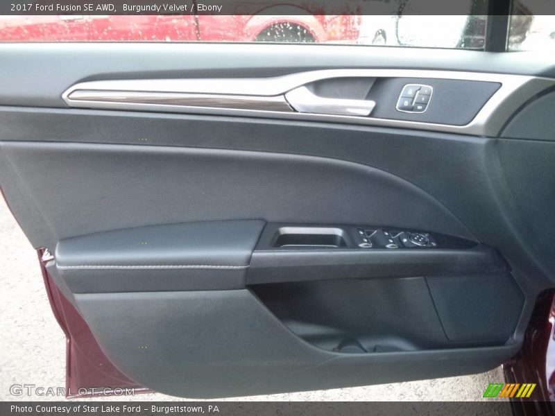 Burgundy Velvet / Ebony 2017 Ford Fusion SE AWD