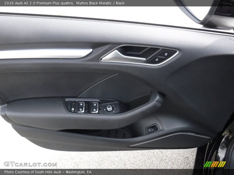 Mythos Black Metallic / Black 2016 Audi A3 2.0 Premium Plus quattro