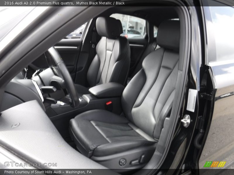 Mythos Black Metallic / Black 2016 Audi A3 2.0 Premium Plus quattro