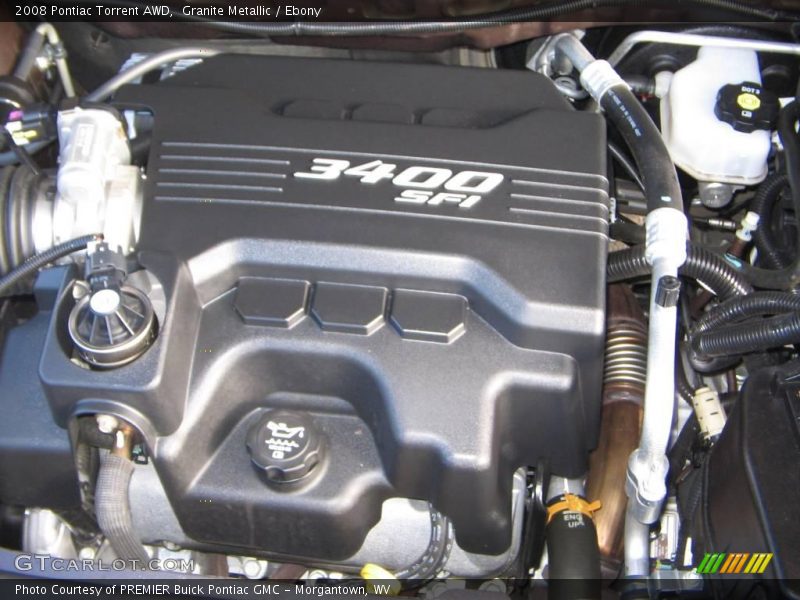 Granite Metallic / Ebony 2008 Pontiac Torrent AWD
