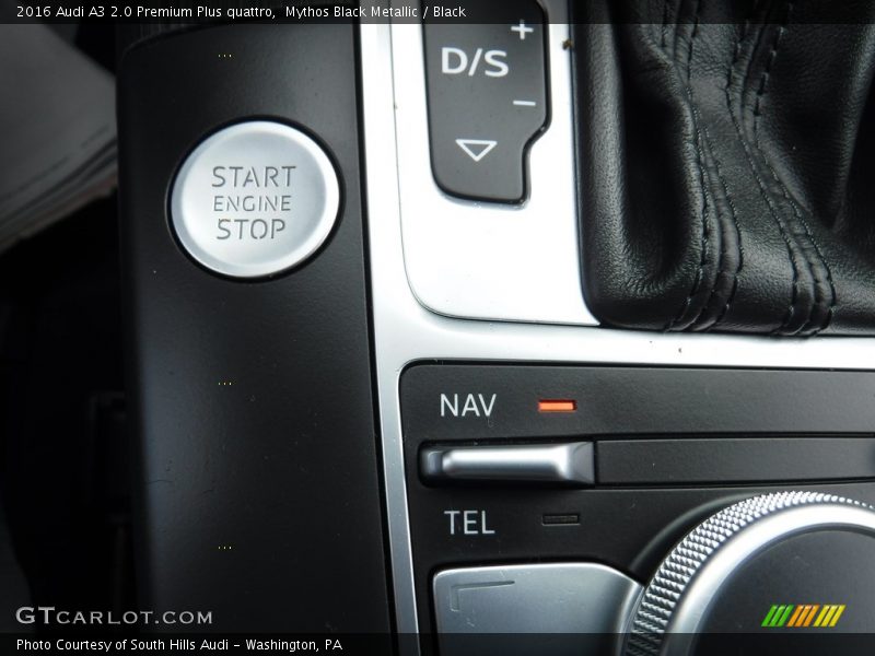 Mythos Black Metallic / Black 2016 Audi A3 2.0 Premium Plus quattro