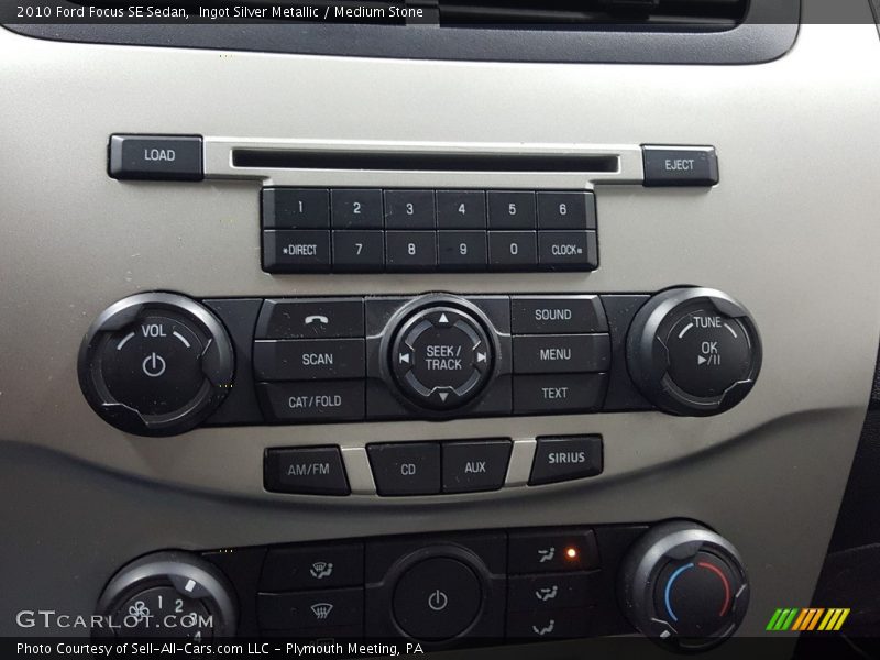 Ingot Silver Metallic / Medium Stone 2010 Ford Focus SE Sedan