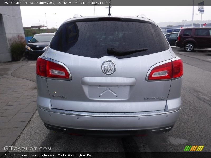 Quicksilver Metallic / Ebony Leather 2013 Buick Enclave Leather AWD