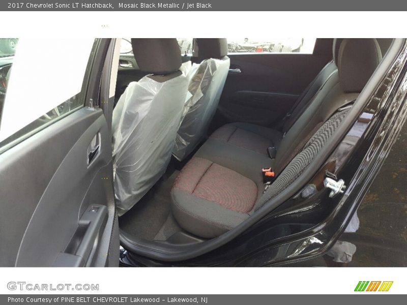 Rear Seat of 2017 Sonic LT Hatchback