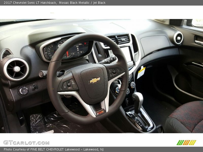 Dashboard of 2017 Sonic LT Hatchback