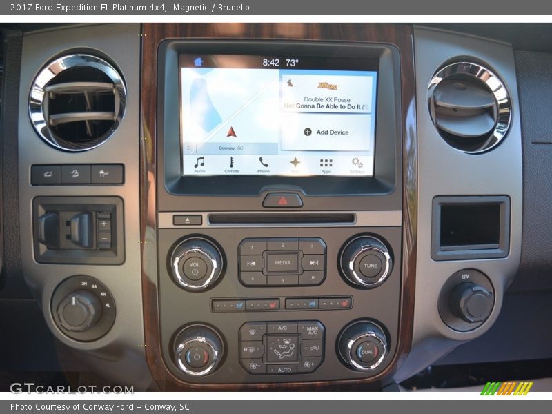 Controls of 2017 Expedition EL Platinum 4x4