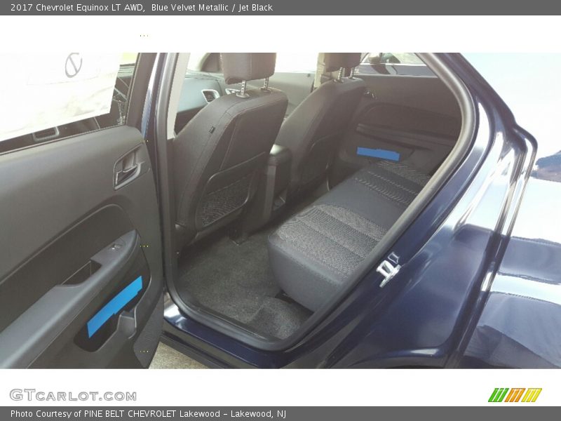 Blue Velvet Metallic / Jet Black 2017 Chevrolet Equinox LT AWD