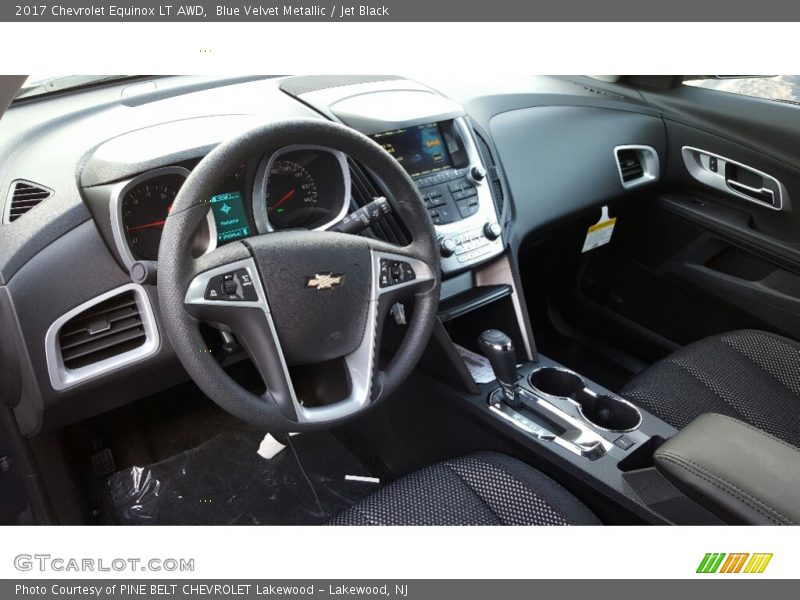 Blue Velvet Metallic / Jet Black 2017 Chevrolet Equinox LT AWD