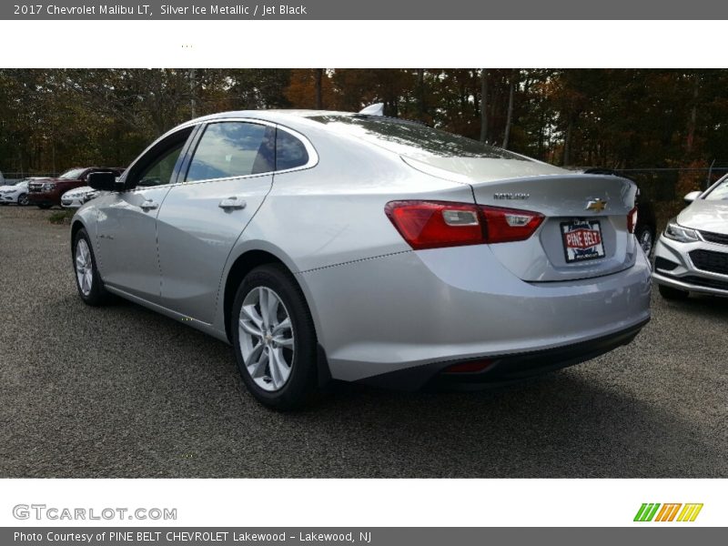 Silver Ice Metallic / Jet Black 2017 Chevrolet Malibu LT