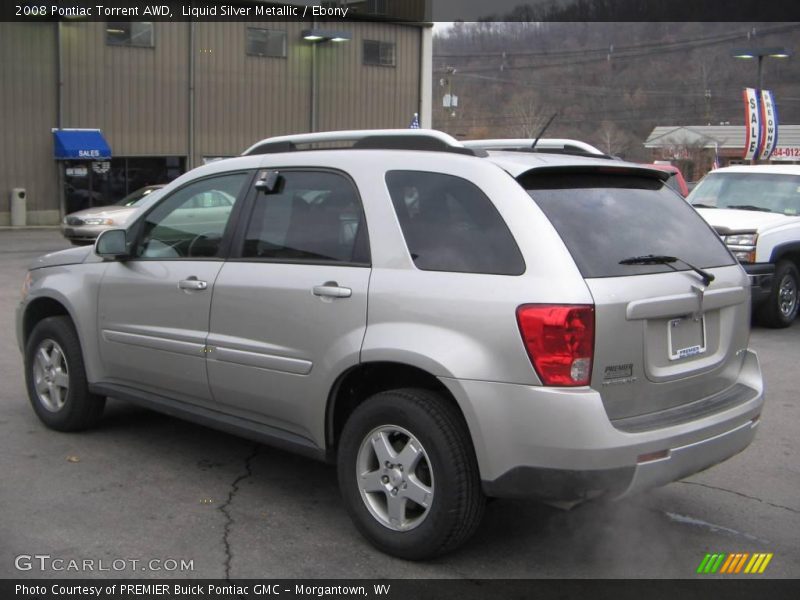 Liquid Silver Metallic / Ebony 2008 Pontiac Torrent AWD