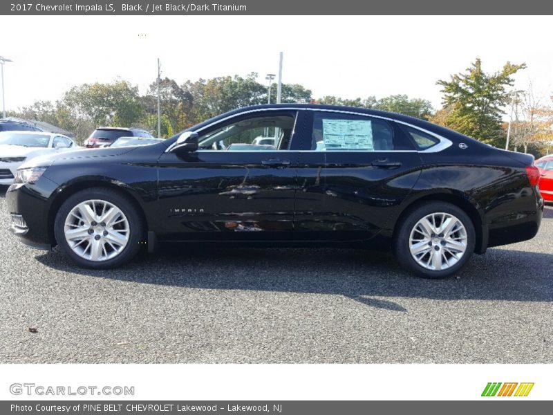 Black / Jet Black/Dark Titanium 2017 Chevrolet Impala LS