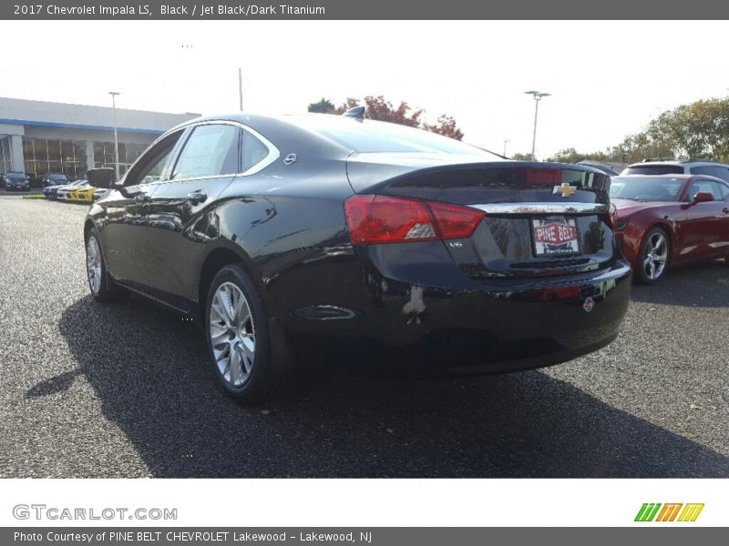 Black / Jet Black/Dark Titanium 2017 Chevrolet Impala LS