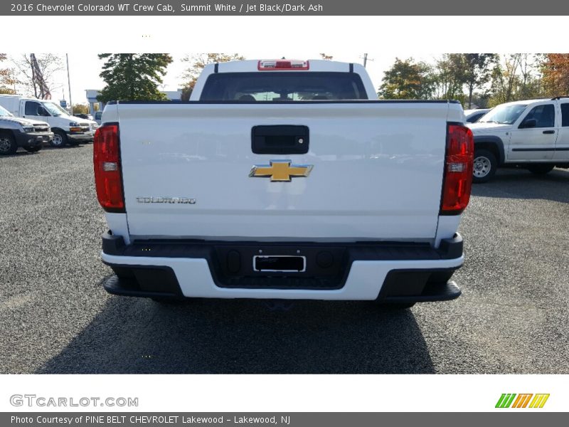 Summit White / Jet Black/Dark Ash 2016 Chevrolet Colorado WT Crew Cab
