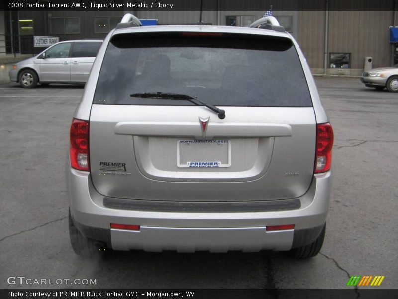 Liquid Silver Metallic / Ebony 2008 Pontiac Torrent AWD
