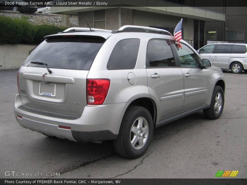 Liquid Silver Metallic / Ebony 2008 Pontiac Torrent AWD
