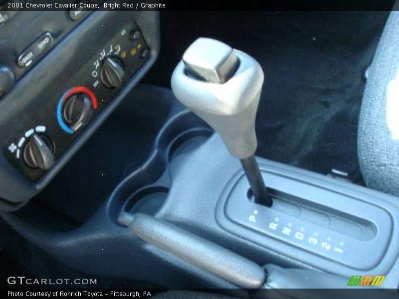 Bright Red / Graphite 2001 Chevrolet Cavalier Coupe