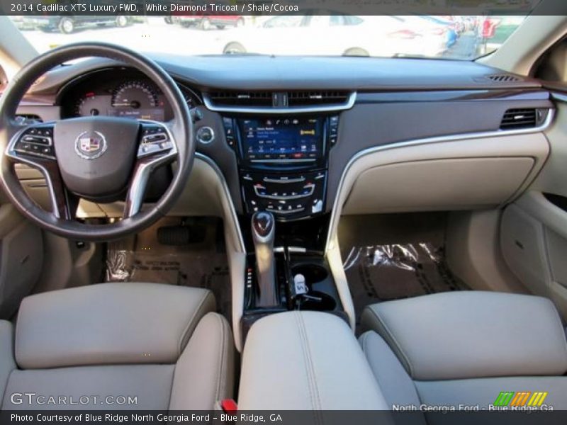 White Diamond Tricoat / Shale/Cocoa 2014 Cadillac XTS Luxury FWD