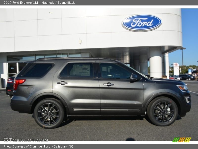 Magnetic / Ebony Black 2017 Ford Explorer XLT
