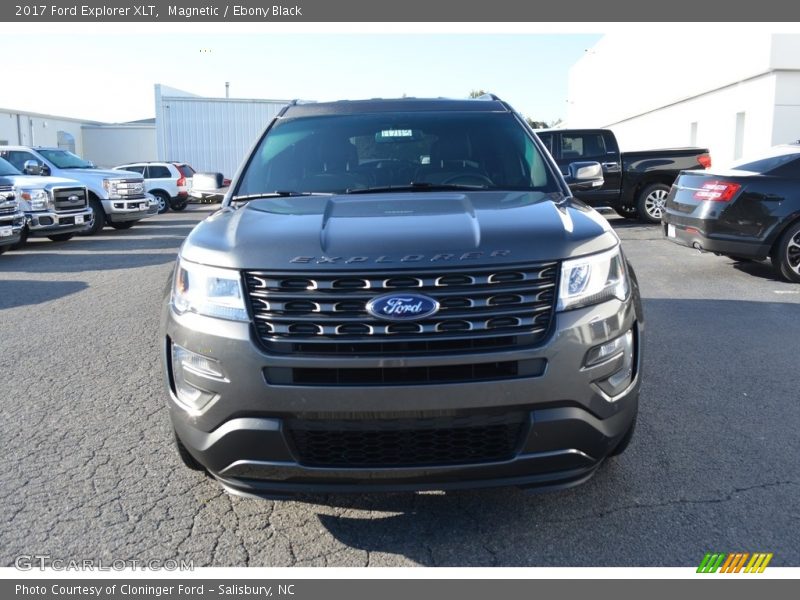 Magnetic / Ebony Black 2017 Ford Explorer XLT