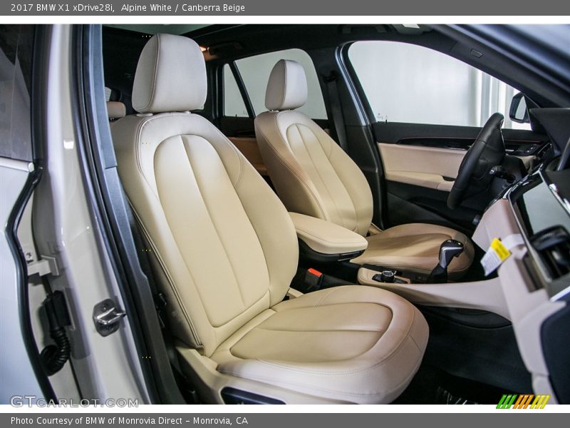Alpine White / Canberra Beige 2017 BMW X1 xDrive28i