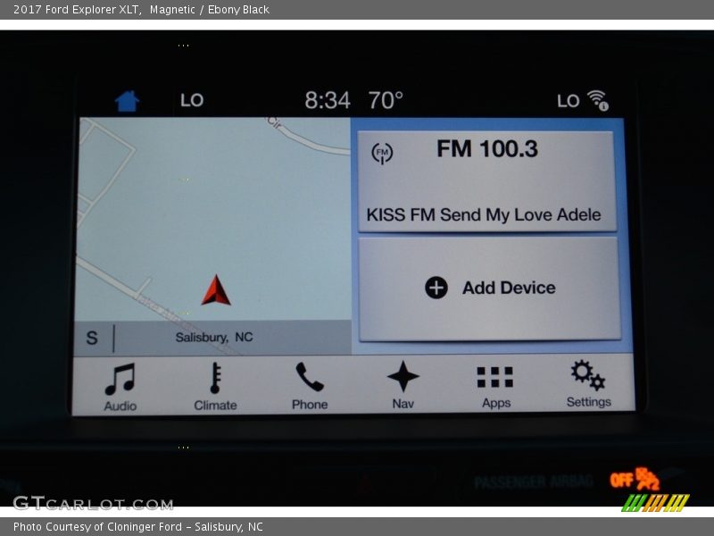 Magnetic / Ebony Black 2017 Ford Explorer XLT