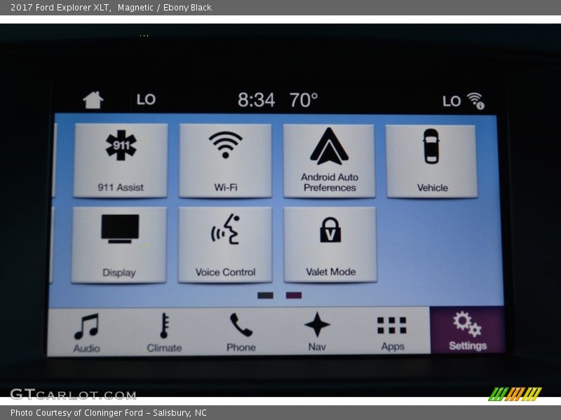 Magnetic / Ebony Black 2017 Ford Explorer XLT